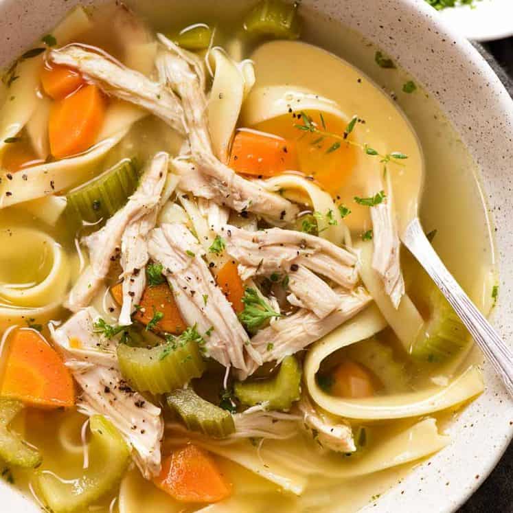 Homemade Chicken Noodle Soup (from scratch!)  RecipeTin Eats
