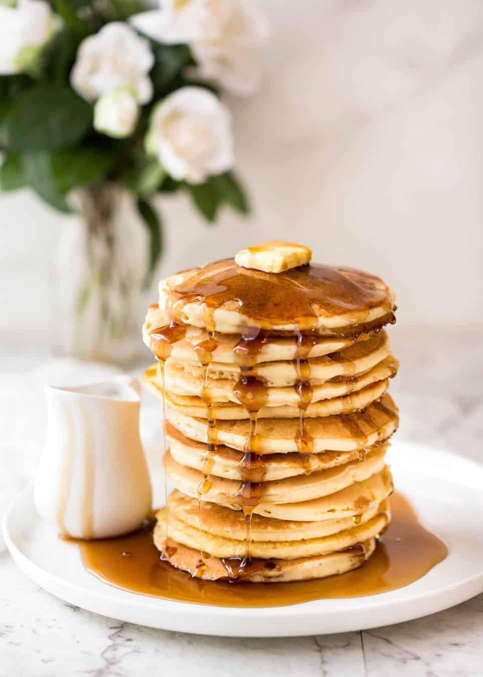 Fluffy Pancakes | RecipeTin Eats