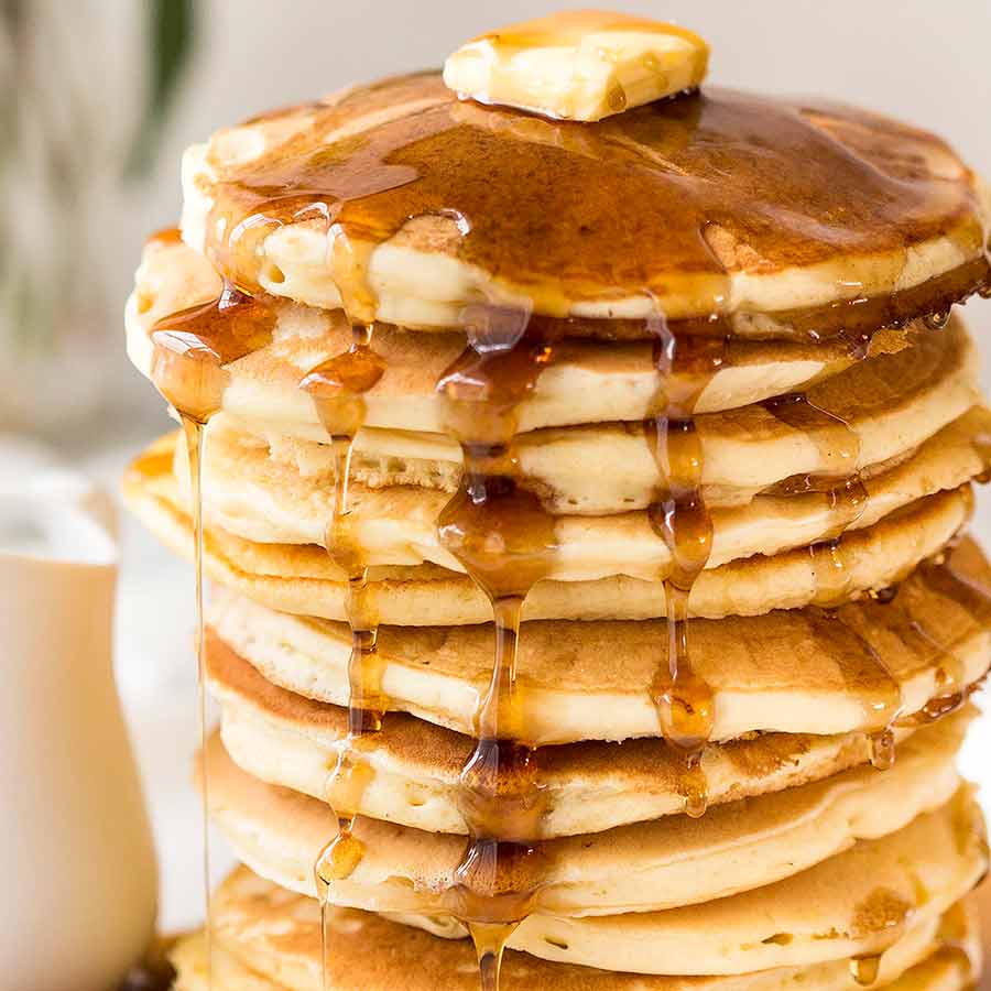 Fluffy Pancakes - quick and easy, no fail | RecipeTin Eats