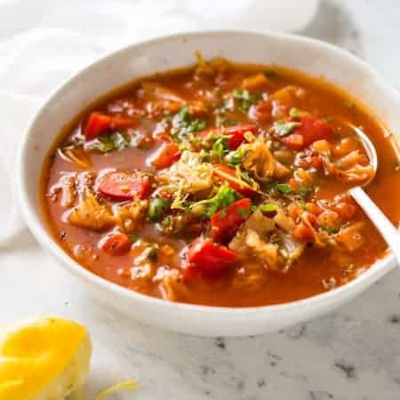 Healthy Vegetable Soup (Extra Tasty!) | RecipeTin Eats