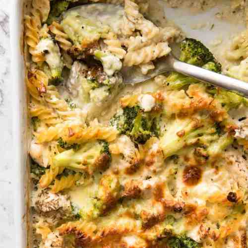 Ultra Lazy Healthy Chicken And Broccoli Pasta Bake Recipetin Eats