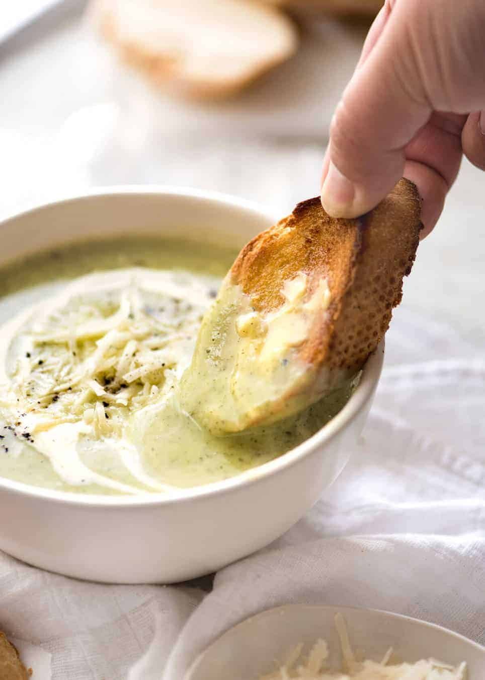 Healthy Creamy Zucchini Soup RecipeTin Eats