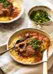 Fork tender veal braised in a rich red sauce, Osso Buco is a meal fit for a king! recipetineats.com