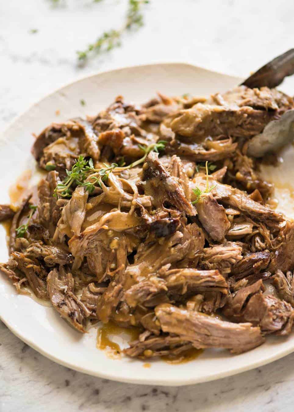 Slow Cooker Roast Lamb Leg | RecipeTin Eats