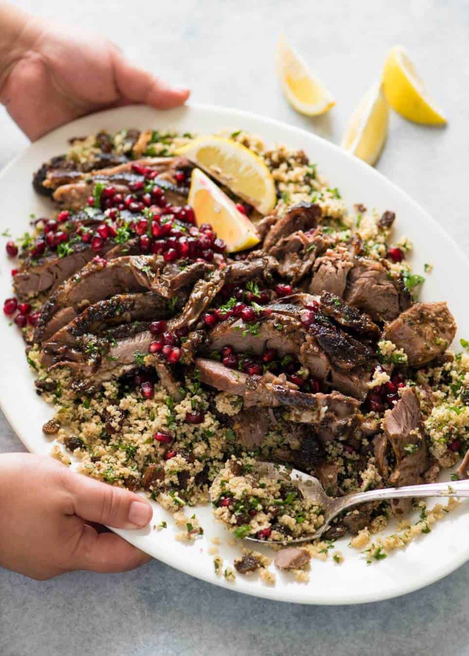 Slow Cooked Lamb Shawarma is meltingly tender and has the most heavenly fragrance. Quick to prepare, sensational for gatherings! www.recipetineats.com