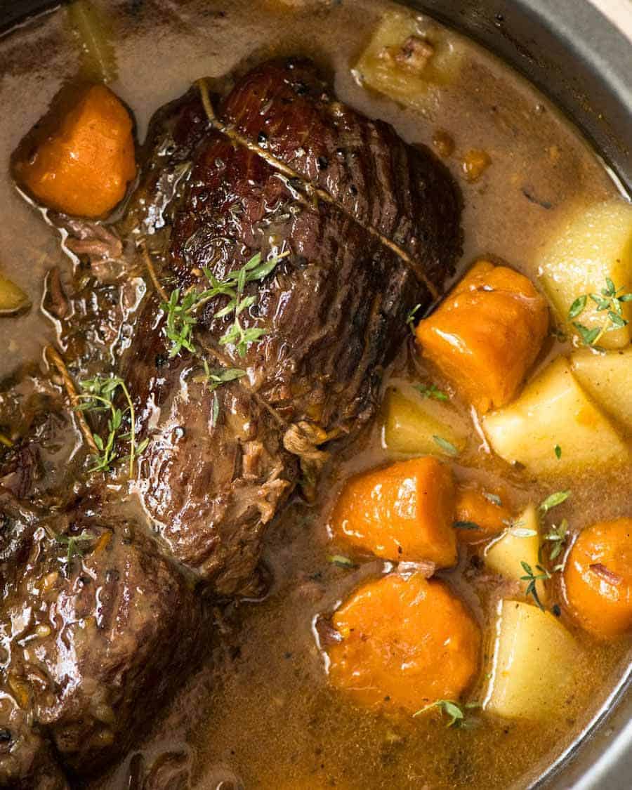 Slow Cooker Pot Roast - Deliciousness in a bowl
