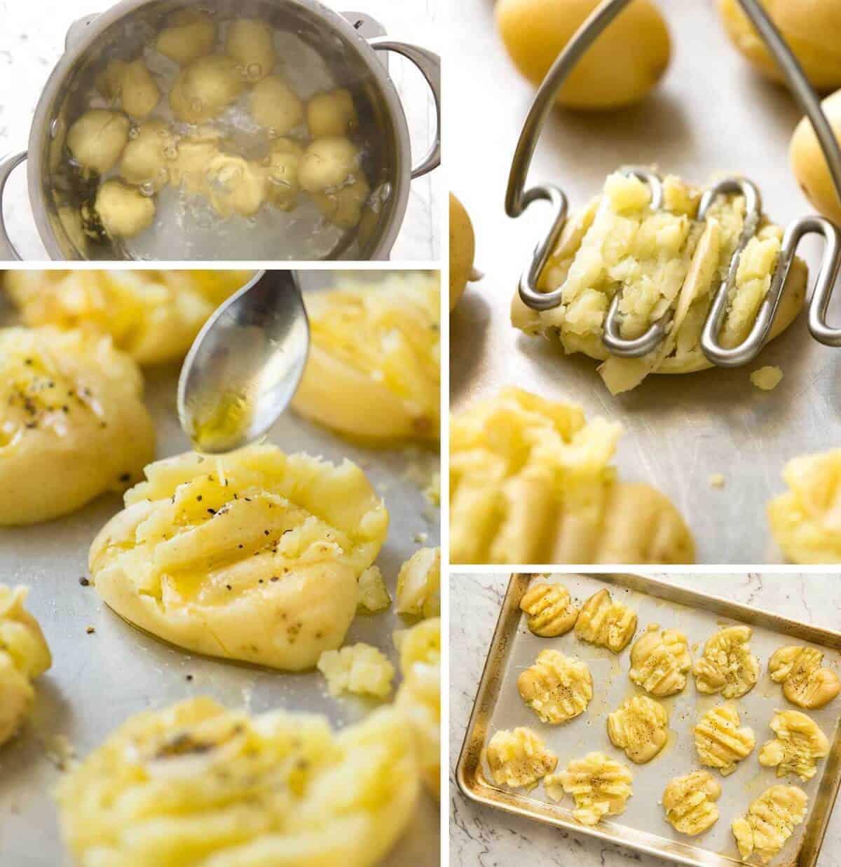 How to make Crispy Smashed Potatoes