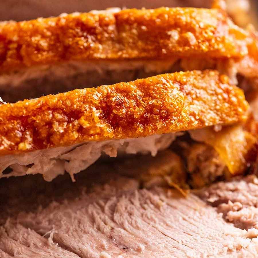 Pork Roast with Crispy Crackling | RecipeTin Eats