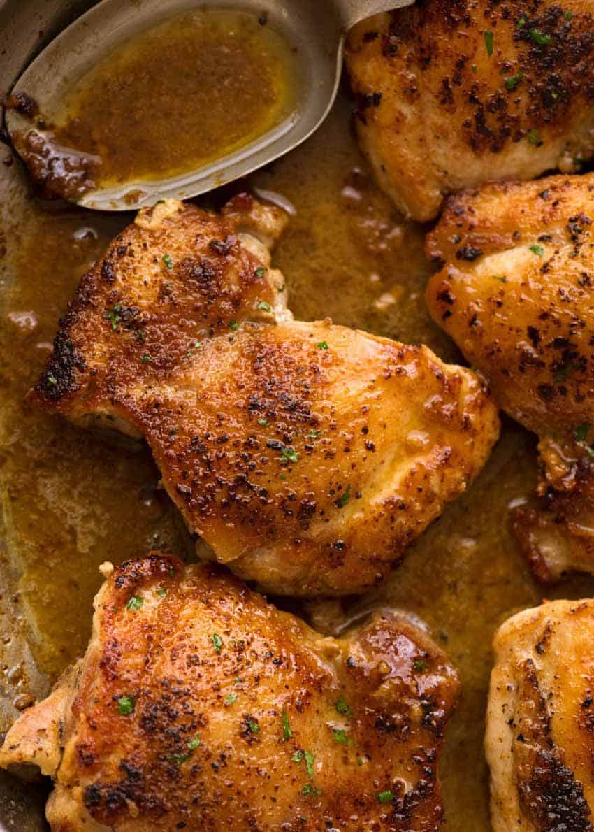 Garlic Chicken Thighs | RecipeTin Eats