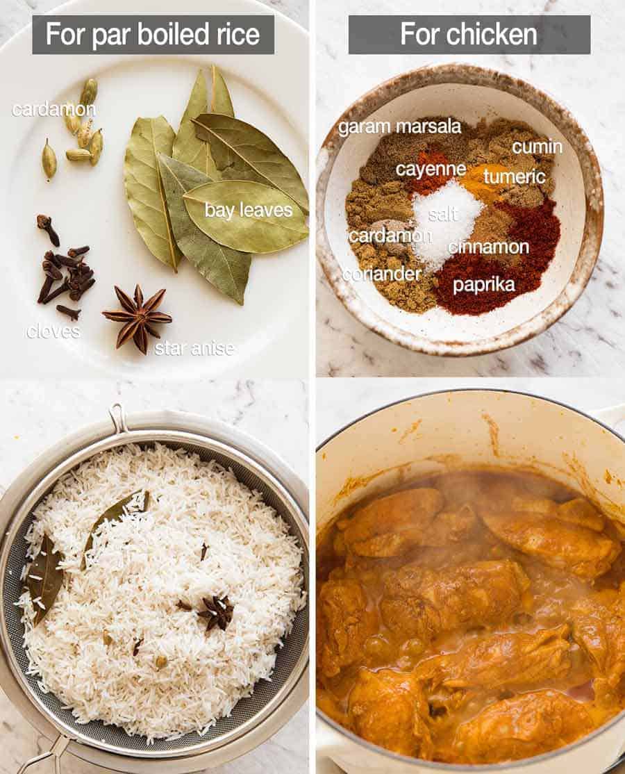 Spices for Chicken Biryani