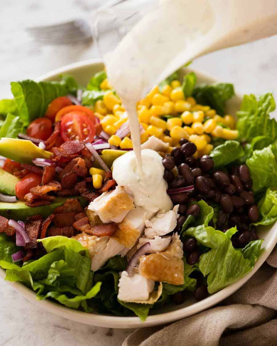 5 Healthier, Creamy Yogurt Salad Dressings | RecipeTin Eats