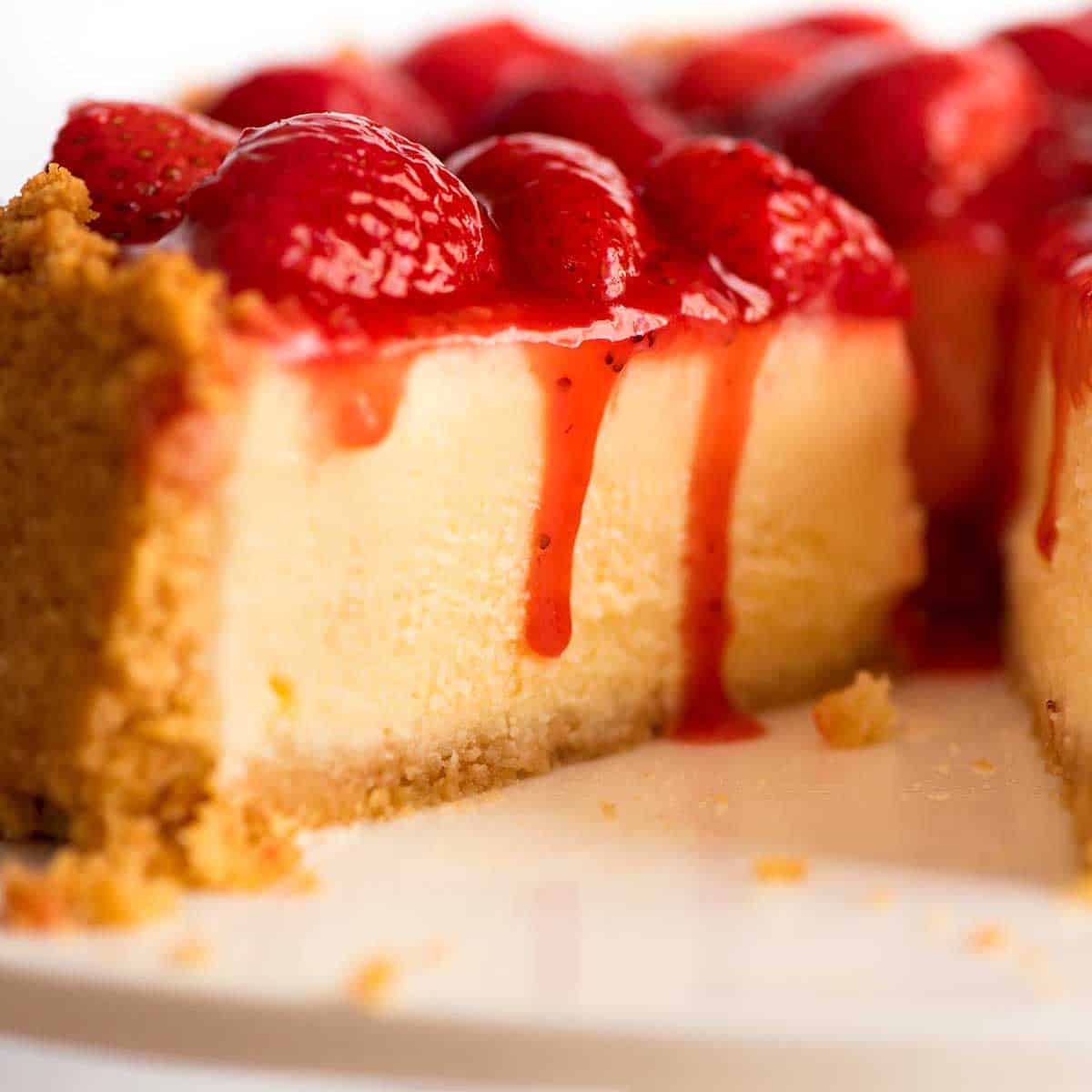 Strawberry Cheesecake | RecipeTin Eats