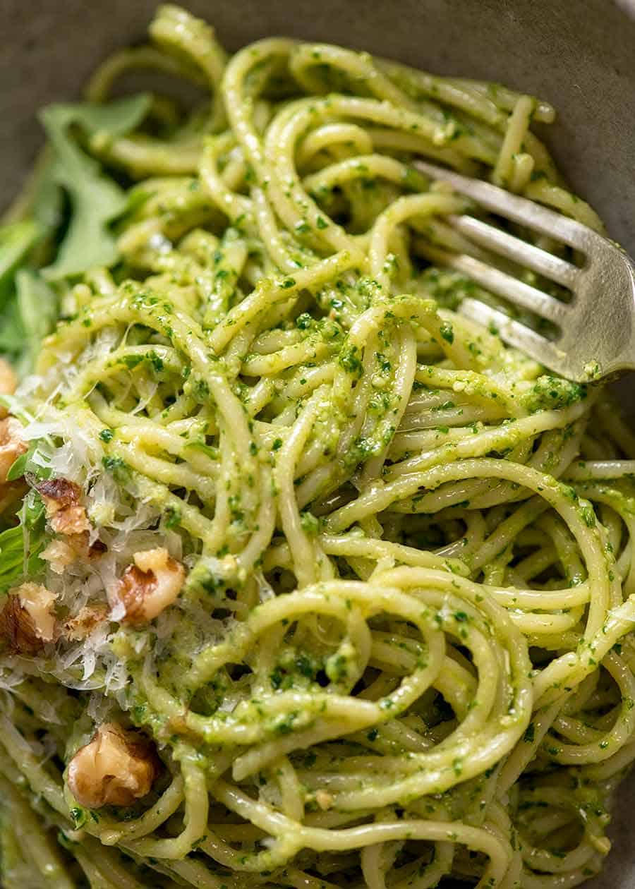 Pesto Pasta - with plenty of pesto sauce! | RecipeTin Eats