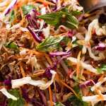 Asian Slaw (crunchy Oriental Cabbage Salad) in a bowl