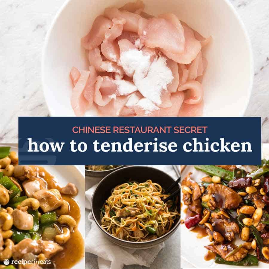 Velveting Chicken Chinese Restaurant Secret To Tenderise Chicken Recipetin Eats