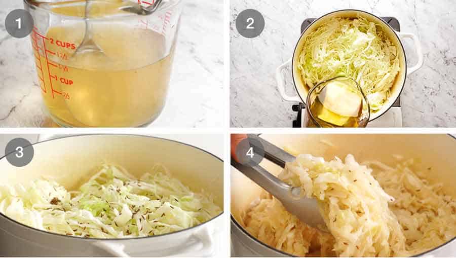 How to make quick sauerkraut