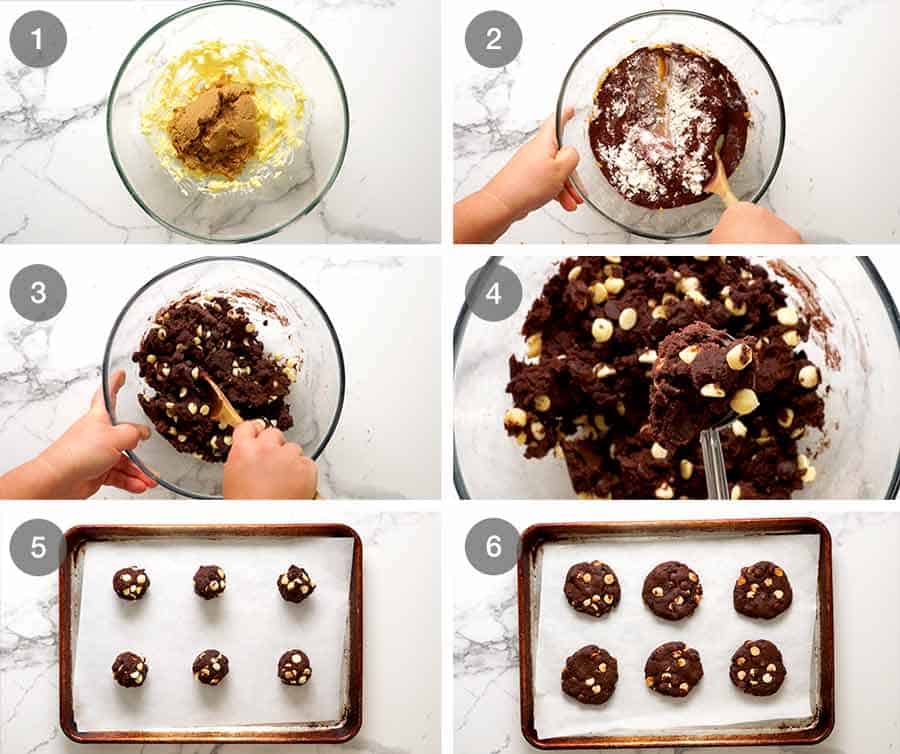 How to make Triple Chocolate Cookies
