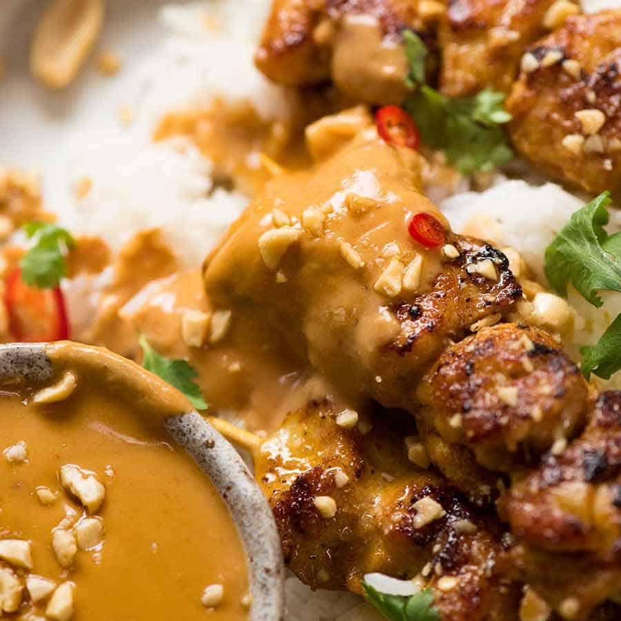Thai Satay Chicken Marinade with Peanut Sauce