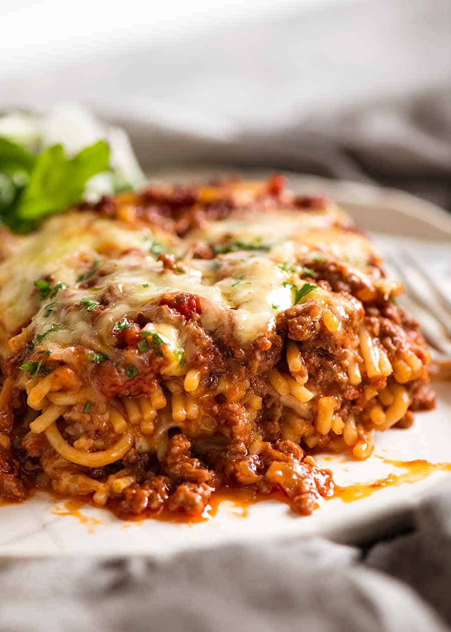 Baked Spaghetti (Epic!) | RecipeTin Eats