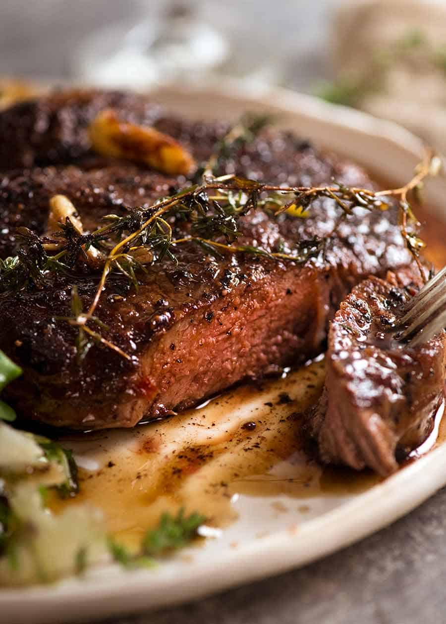 How To Cook Steak Like A Chef Recipetin Eats