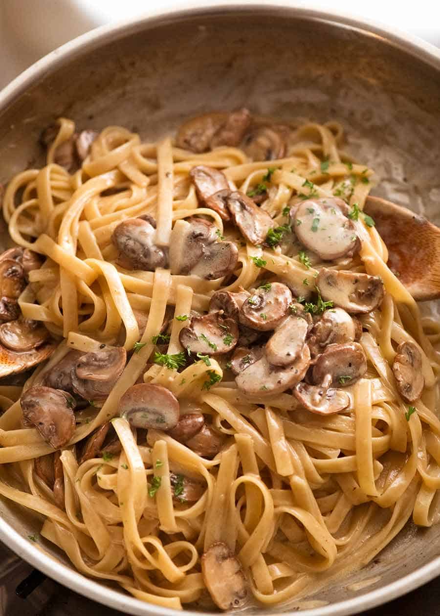 Creamy Mushroom Pasta | RecipeTin Eats