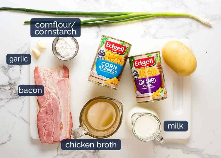 EMERGENCY Corn Chowder Soup - Easy Soup recipe! | RecipeTin Eats
