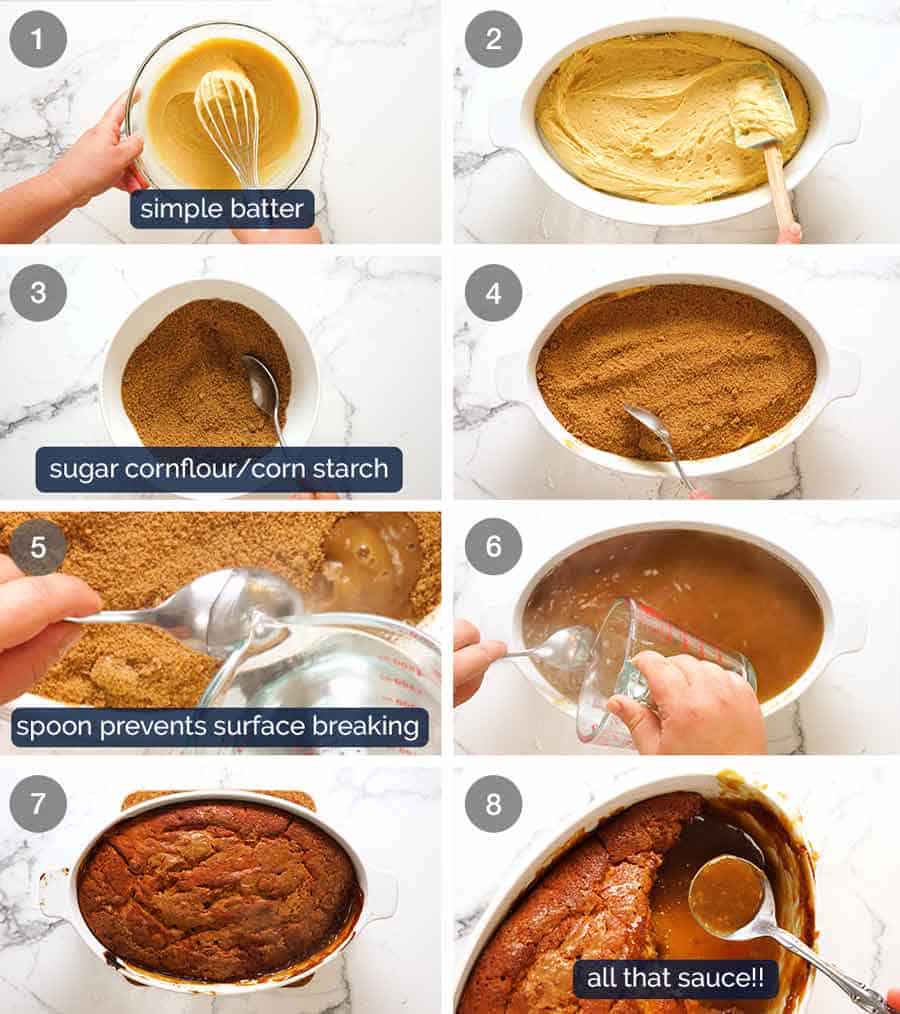 How to make Self Saucing Butterscotch Pudding