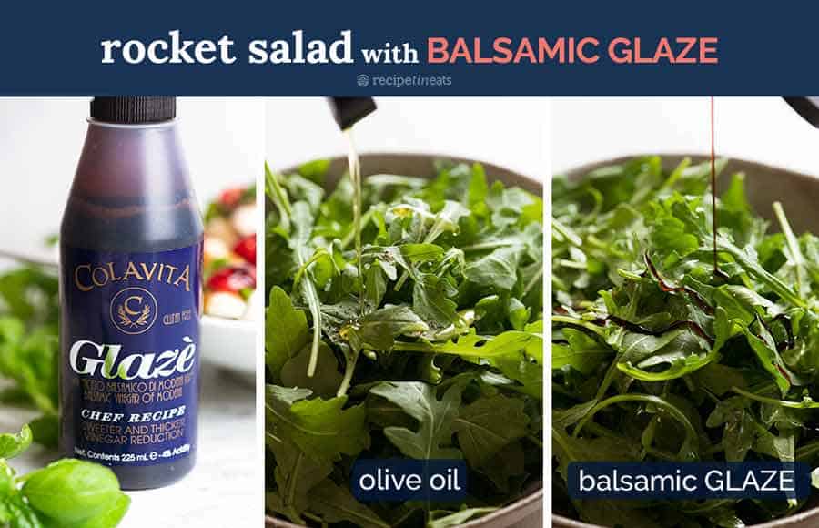 How to make Rocket Salad with Balsamic Glaze