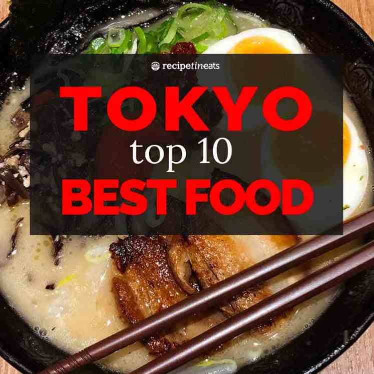 Top 10 BEST FOOD in Tokyo Japan