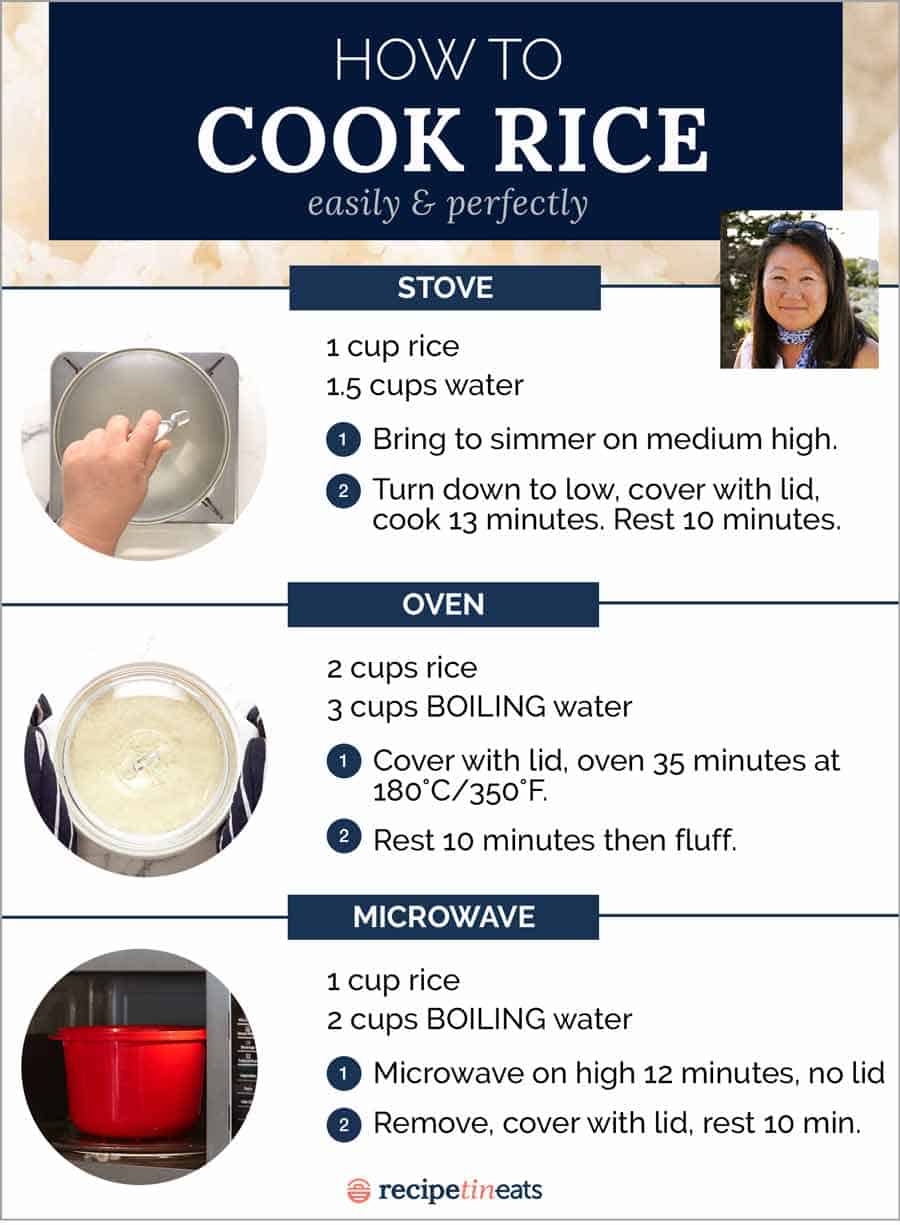 How to cook rice instructions
