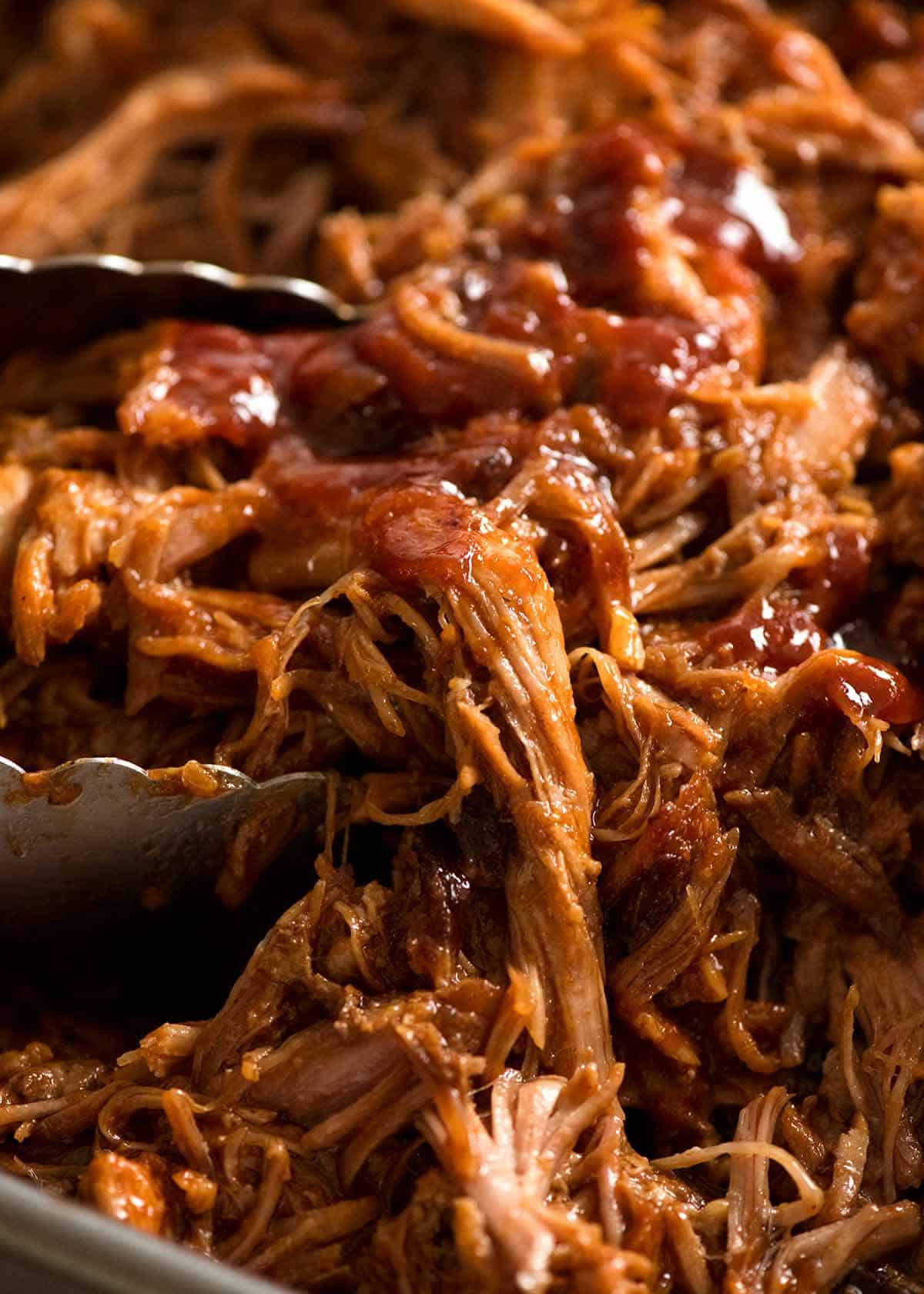 Pulled Pork with BBQ Sauce (Easy Slow Cooker) | RecipeTin Eats