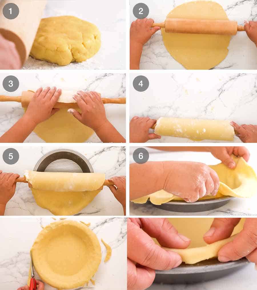 How to roll out pie crust
