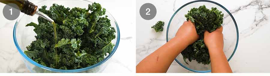 How to make marinated kale