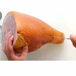 How to remove rind (skin) of ham for Glazed Ham