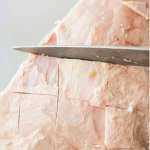 How to score ham for Glazed Ham (cut ham fat)