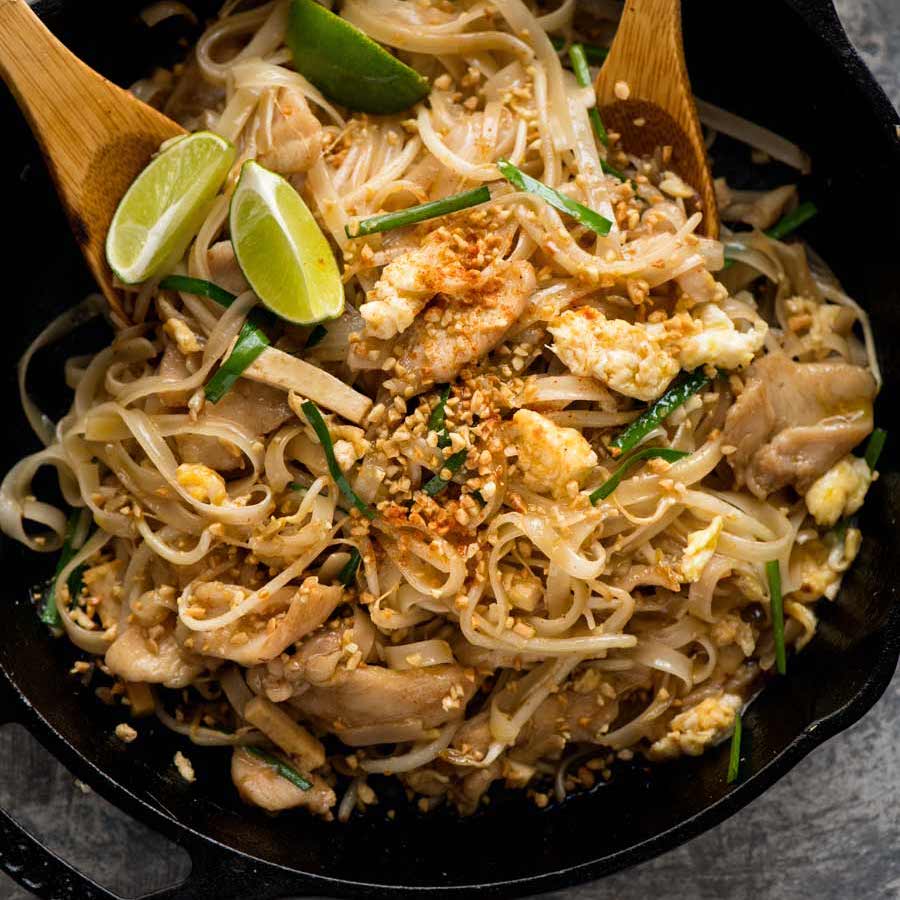 Pad Thai (Thai style Fried Noodles) | Thai Food