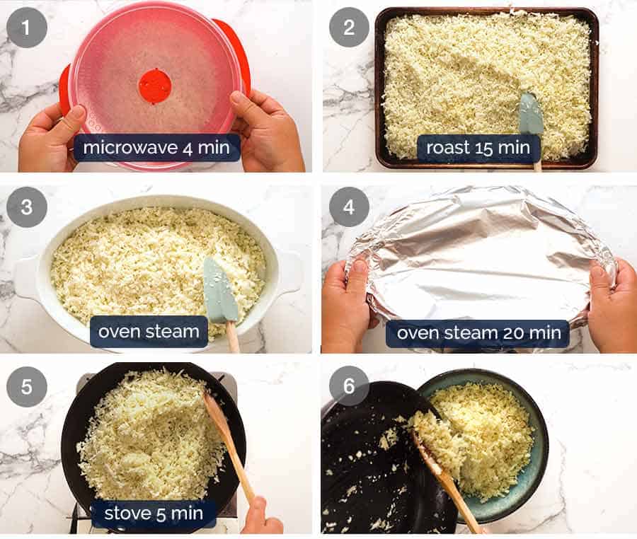How to cook Cauliflower Rice