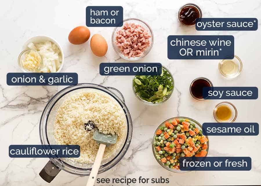 What goes in Cauliflower Fried Rice
