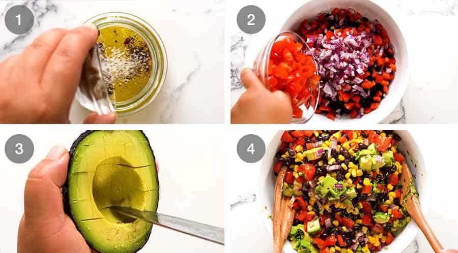 Cowboy Bean Salad With Lime Dressing RecipeTin Eats
