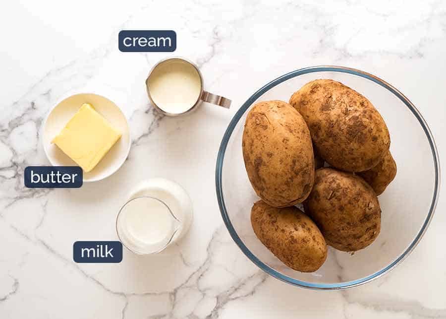 Ingredients for KFC Mashed Potato