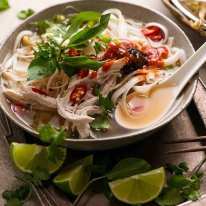 Chicken Pho - Vietnamese noodle soup