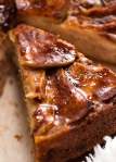 Close up of slice of Cinnamon Apple Teacake