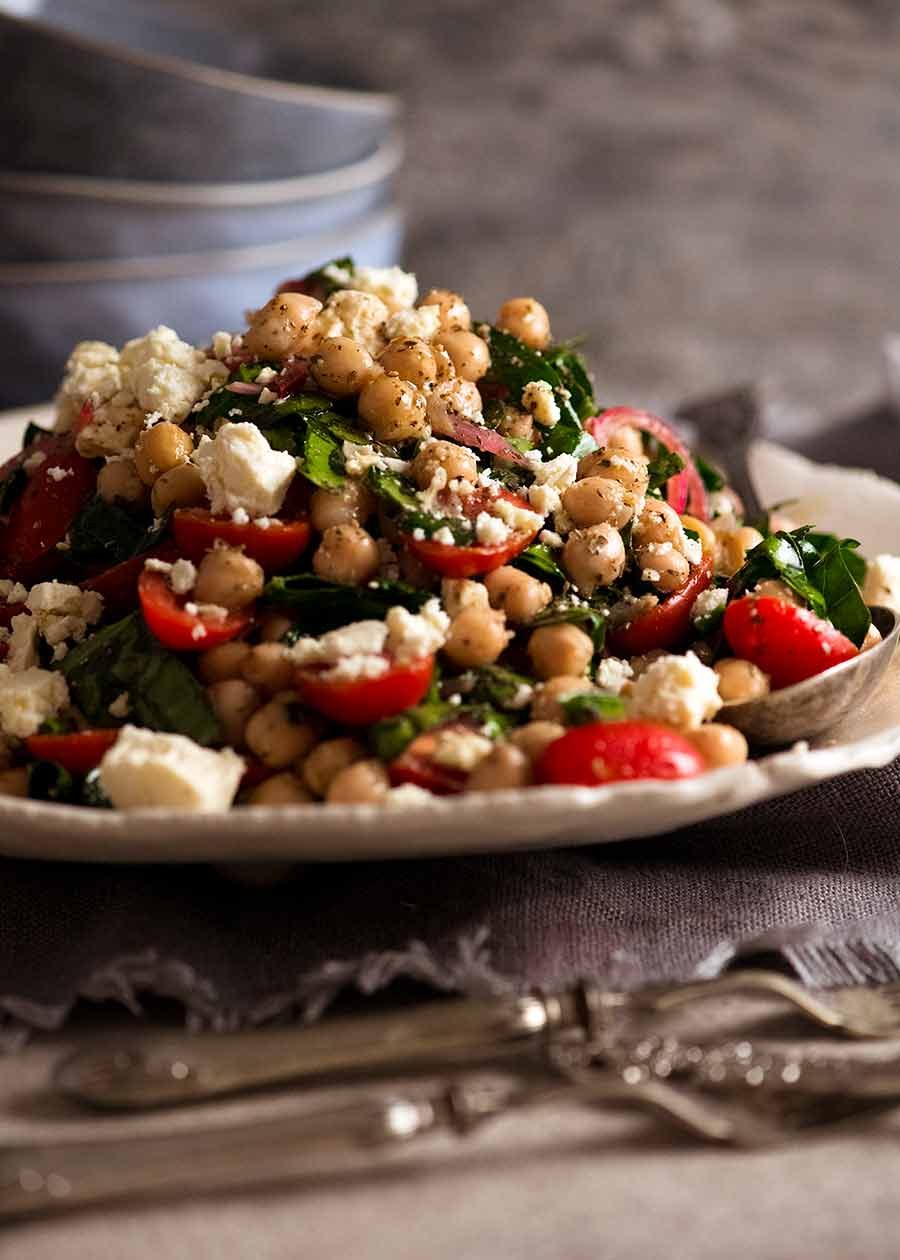 Greek Marinated Chickpea Salad RecipeTin Eats