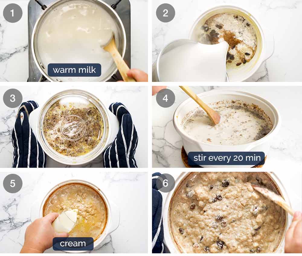 How to make creamy rice pudding