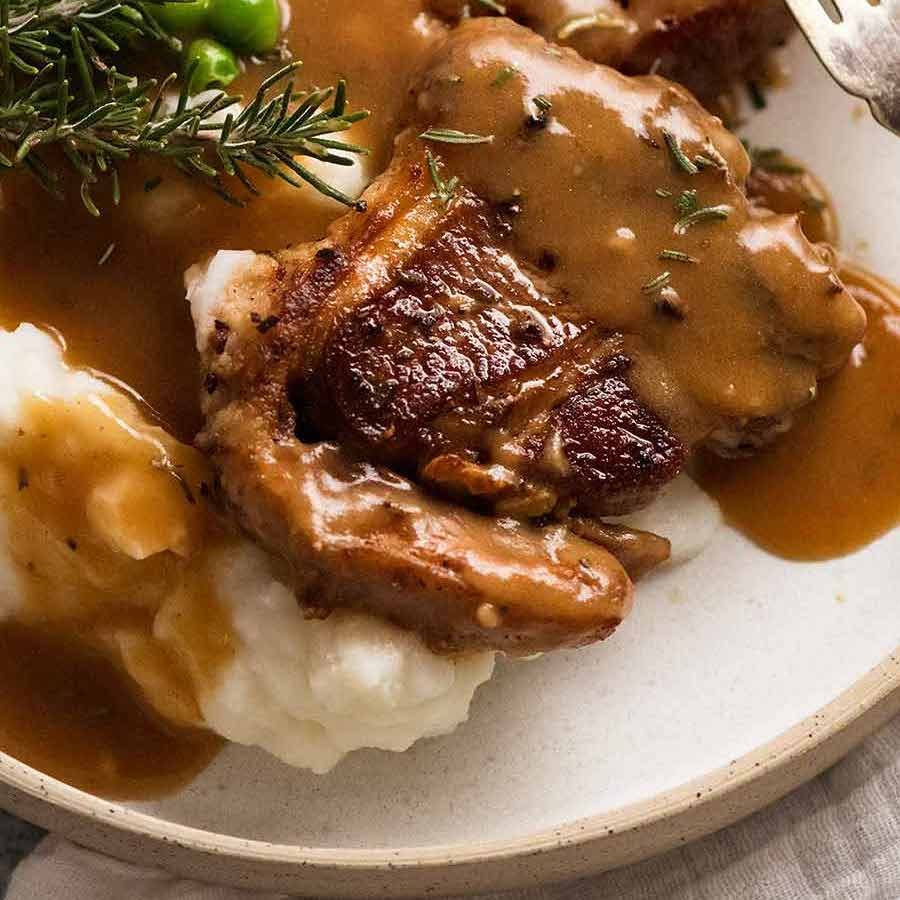 Lamb Chops With Rosemary Gravy loin Chops Forequarter Cutlets Lamb Chops With Rosemary Gravy loin Chops Forequarter Cutlets