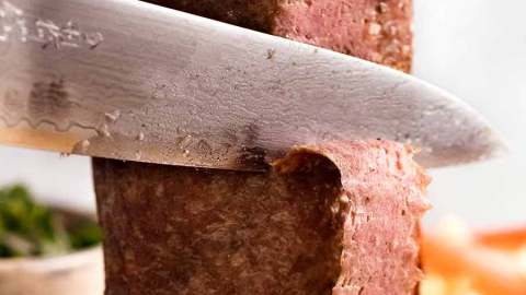 Carving Doner Kebab Meat