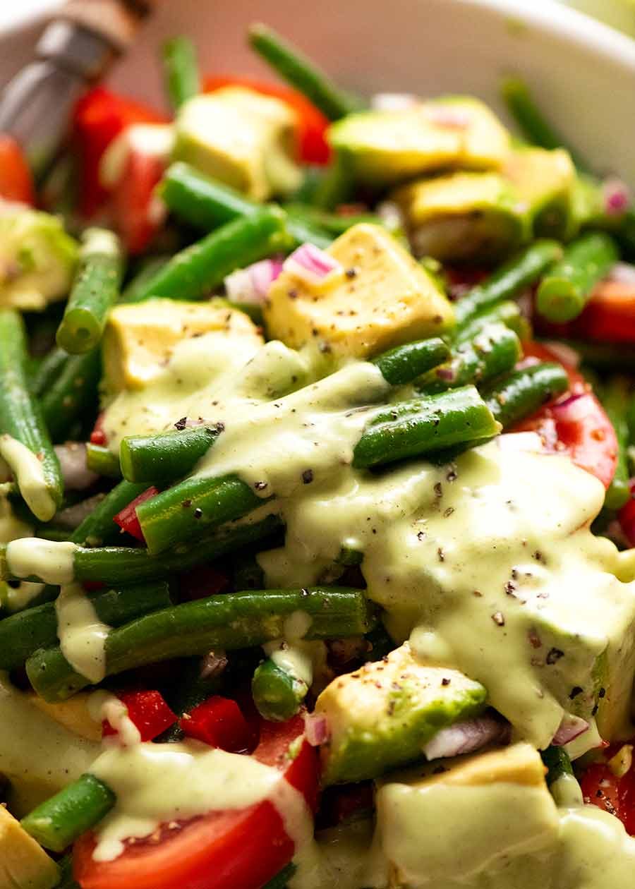 Chargrill Charlie's Green Bean Avocado Salad (copycat!) RecipeTin Eats