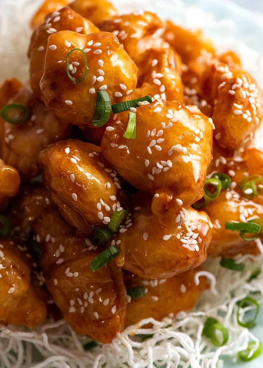 Honey Chicken – STAYS CRISPY for hours! - Varsha's Recipes
