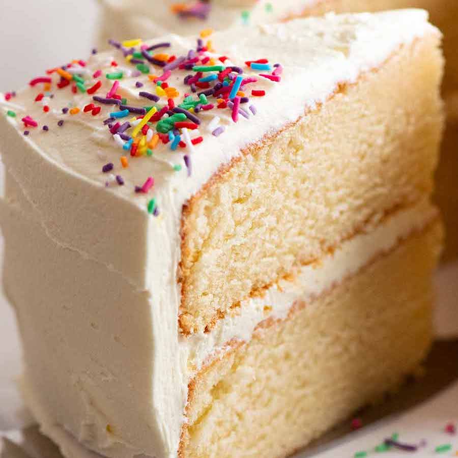 Vanilla Birthday Cake – Flavourtown Bakery