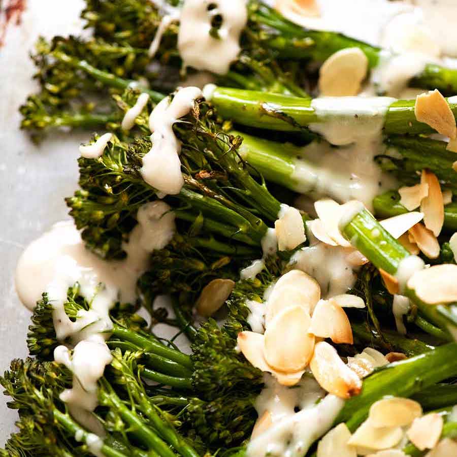 Roasted Broccolini With Tahini Sauce Ottolenghi Recipe Recipetin Eats
